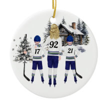 Aangepast Hockey Ornament