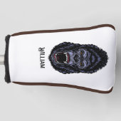 Aangepast Hoesje Golf Putter Golfheadcover (Voorkant)