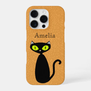 Aangepast Hoesje voor standaard kleurstofkat iPhone 16 Pro Hoesje