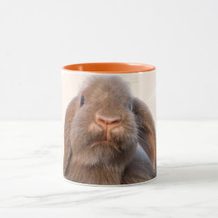 Aangepast Holland Lop Konijn Liefhebber Foto Ontwe Mok