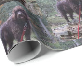 Aangepast hondeninpakpapier cadeaupapier (Rol Hoek)