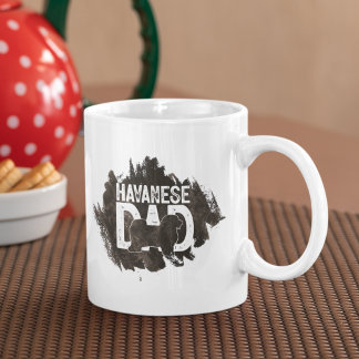 Aangepast Hondenliefhebber Havanese Vaderdag Koffiemok