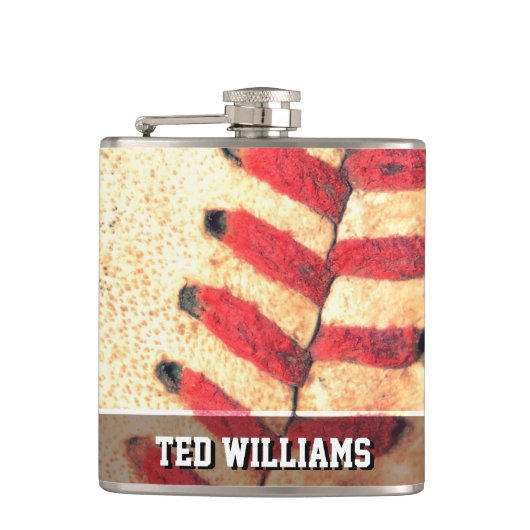 Aangepast  honkbal heupfles (Voorkant)