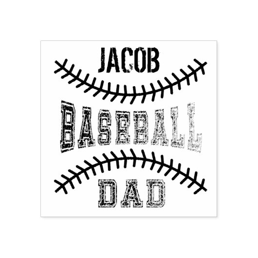 Aangepast honkbalpap 	rubberstempel (Afrduk)