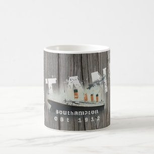 Aangepast hout Titanic Koffiemok