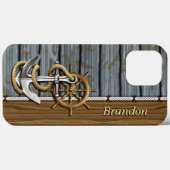 Aangepast houten loopwiel voor nierkanker Case-Mate iPhone case (Achterkant (horizontaal))