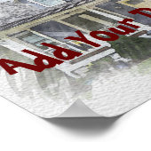 Aangepast Huis Tekenportret van Poster (Hoek)