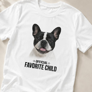 Aangepast huisdierportret Upload foto + tekst T-shirt