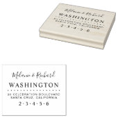 Aangepast huwelijksbruidebruidebruinbruidebruidebr 	rubberstempel (Gestempeld)