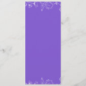 Aangepast huwelijksmenu – voorgerecht, entrees & d menu (Achterkant)