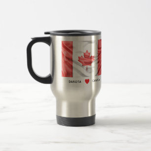 Aangepast I-hartvlag van Canada Reisbeker