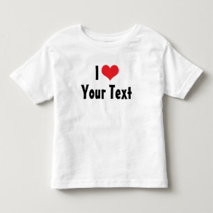 Aangepast I Love T-shirt