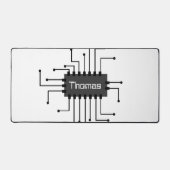 Aangepast IC-chipAfbeelding computer Bureaumat (Voorkant)