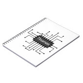 Aangepast IC-chipAfbeelding computer Notitieboek (Linkerzijde)