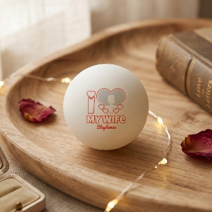 Aangepast Ik Hou Van Mijn Vrouw – Voeg Naam & Foto Pingpongballen