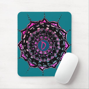 Aangepast Initiaal Mandala-ontwerp Muismat