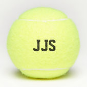 Aangepast Initiaal/Monogram Tennisballen (Voorkant)