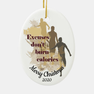 Aangepast Inspirerend kerstcadeau met kerstmis Keramisch Ornament