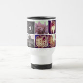 Aangepast installagram 8 Foto-Mok Reisbeker (Center)