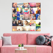 Aangepast installagram Fotocollage Canvas Afdruk (Insitu (Woonkamer))