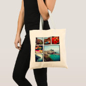 Aangepast installagram fotocollage tote bag (Voorkant (product))