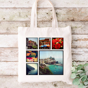 Aangepast installagram fotocollage tote bag