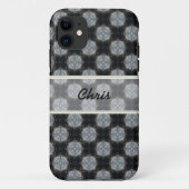 Aangepast Iphone Black Grey hoesje (Achterkant)