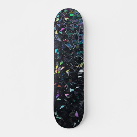 Aangepast Iridiscërend Abstract Gebrandschilderd G Skateboard (Voorkant)