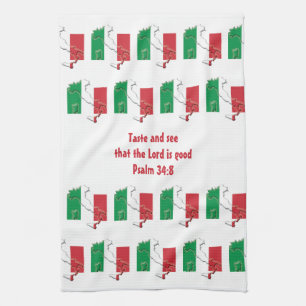 Aangepast ITALIË keukenhanddoek