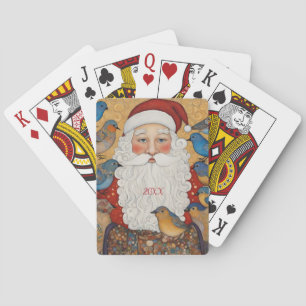 Aangepast Jaar Boho Sinterklaas Pokerkaarten