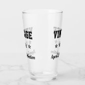 Aangepast jaar Glasbeker Glas (Links)