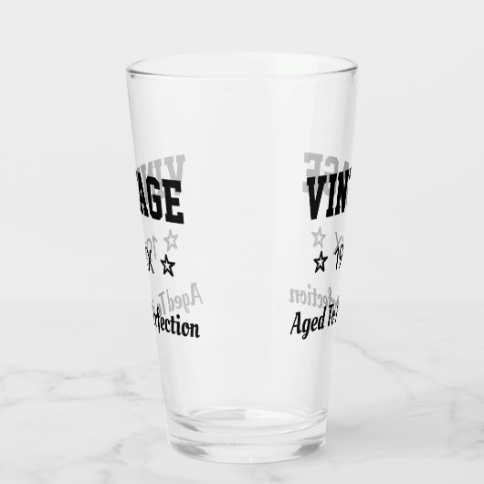 Aangepast jaar  Glasbeker Glas (Links)