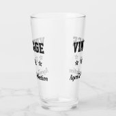 Aangepast jaar Glasbeker Glas (Rechts)