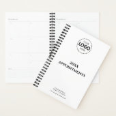 Aangepast jaar, Logo, tekst, witte afspraak Planner (Display)