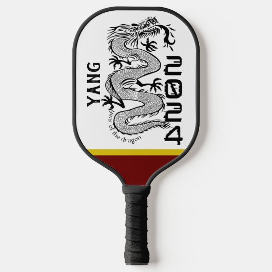 Aangepast jaar van de Dragon Pickleball Paddle (Voorkant)
