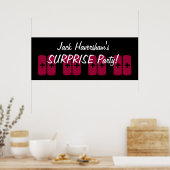 Aangepast jaar voor surrogaat op feestdag poster (Keuken)