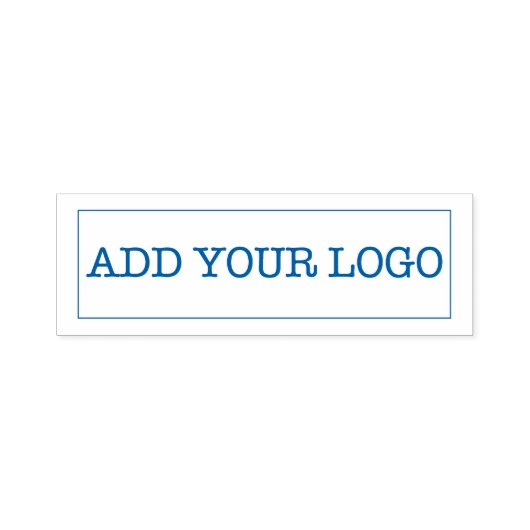 Aangepast Je Logo toevoegen Zelfinktende Stempel (Design)