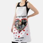 Aangepast Jubileum Hart Foto Collage Schort (Insitu)