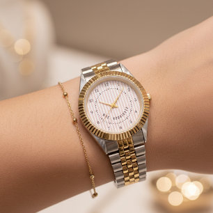 Aangepast jubileum- of trouwhorloge als cadeau voo horloge