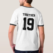 Aangepast Jubileum Shirt voor paren (Achterkant volledig)