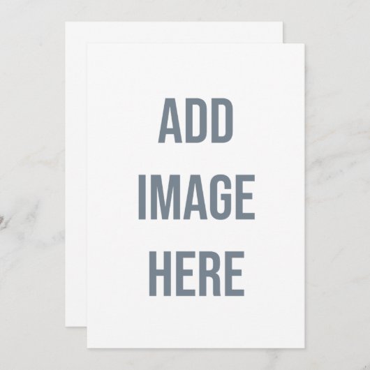 Aangepast Kaart (Voorkant / Achterkant)