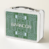 Aangepast kaartpatroon voor geeky Nerd Computer Ci (Achterkant)