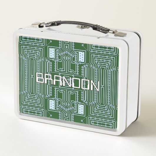 Aangepast kaartpatroon voor geeky Nerd Computer Ci (Achterkant)