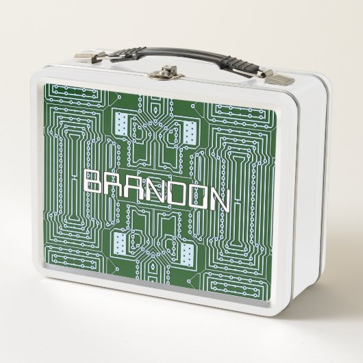 Aangepast kaartpatroon voor geeky Nerd Computer Ci (Voorkant)