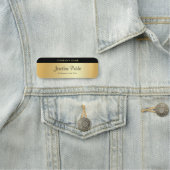 Aangepast kalligrafiescript Modern Elegant Glam Go Naamplaatje (In situ)