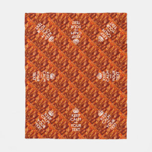 Aangepast kalm houden en je bacon fleece deken