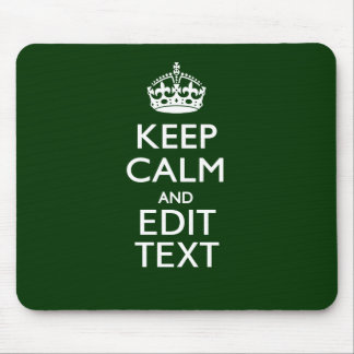 Aangepast kalm houden en Jouw tekst hebben op groe Muismat