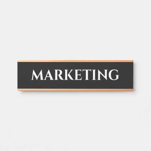 Aangepast Kantoor deuropteken Deurbordje (Voorkant)