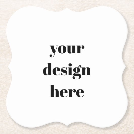 Aangepast Kartonnen Onderzetters (Voorkant)