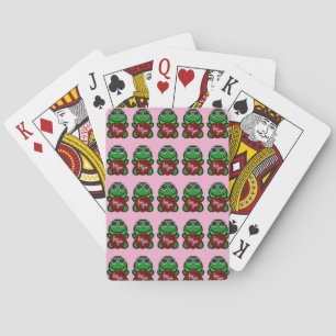 Aangepast Kawaii Kikker Hart Cadeau voor Jou Pokerkaarten